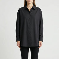 Oversized Blouse Met Omgeslagen Kraag - Blanca