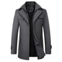 Padded Men's Overcoat With Structured Fit - Miguel