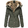 Padded Winter Coat With Fur-Trimmed Hood - Henrietta