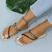 Trendige Damensandalen mit einzigartigem Schneeflockendetail – Arluna