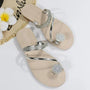 Trendige Damensandalen mit einzigartigem Schneeflockendetail – Arluna