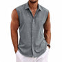 Plain Summer Shirt Without Sleeves - Luis
