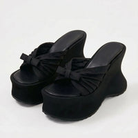 Plateau-Sandalen Mit Keilabsatz - Dianna