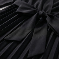 Pleated Maxi Dress With Lantern Sleeves - Ashley