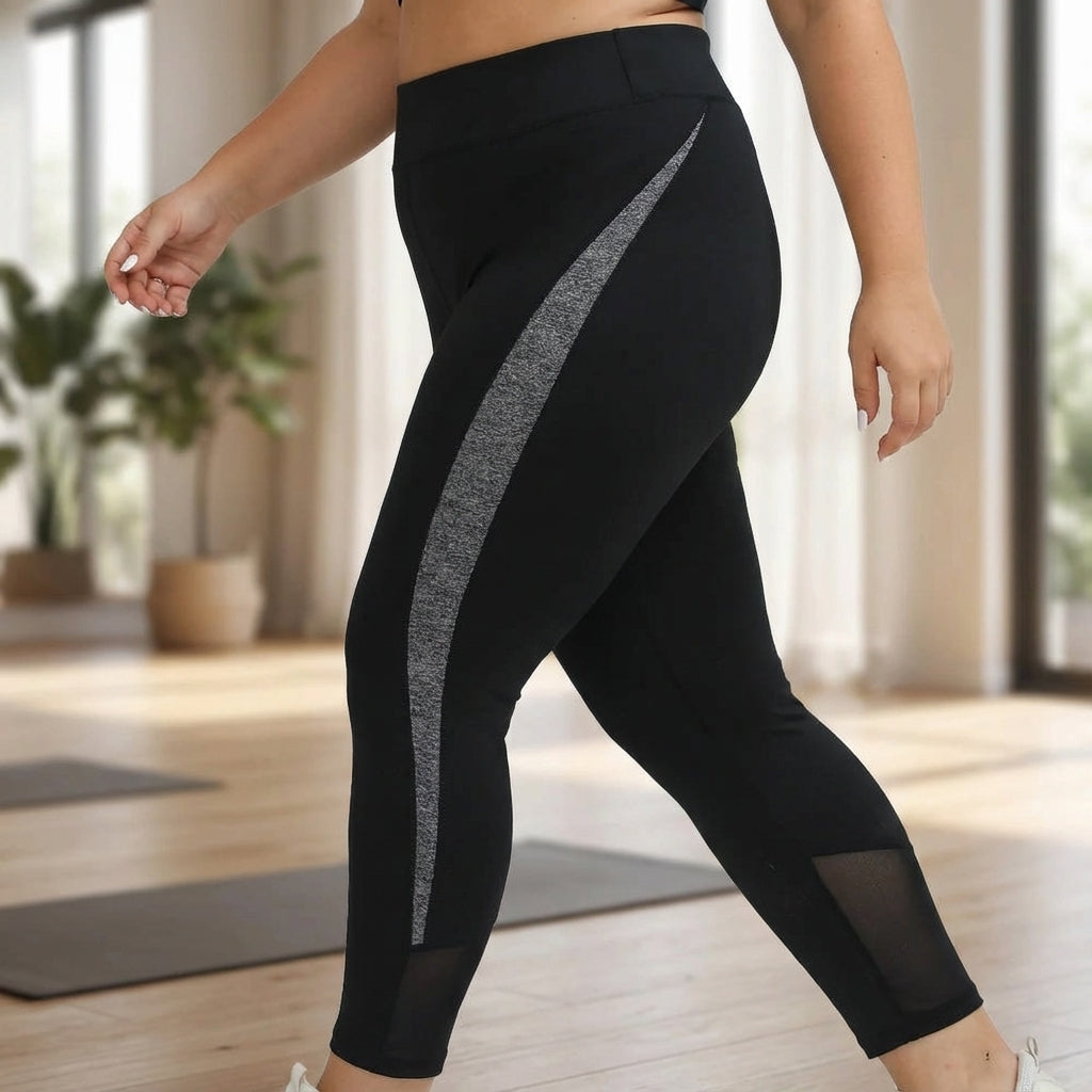 Plus Size Sportleggings Mit Hoher Taille - Ruby