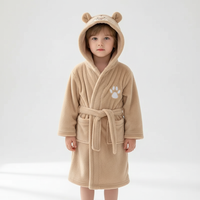 Plüschiger Kindermorgenmantel - CozyWrap