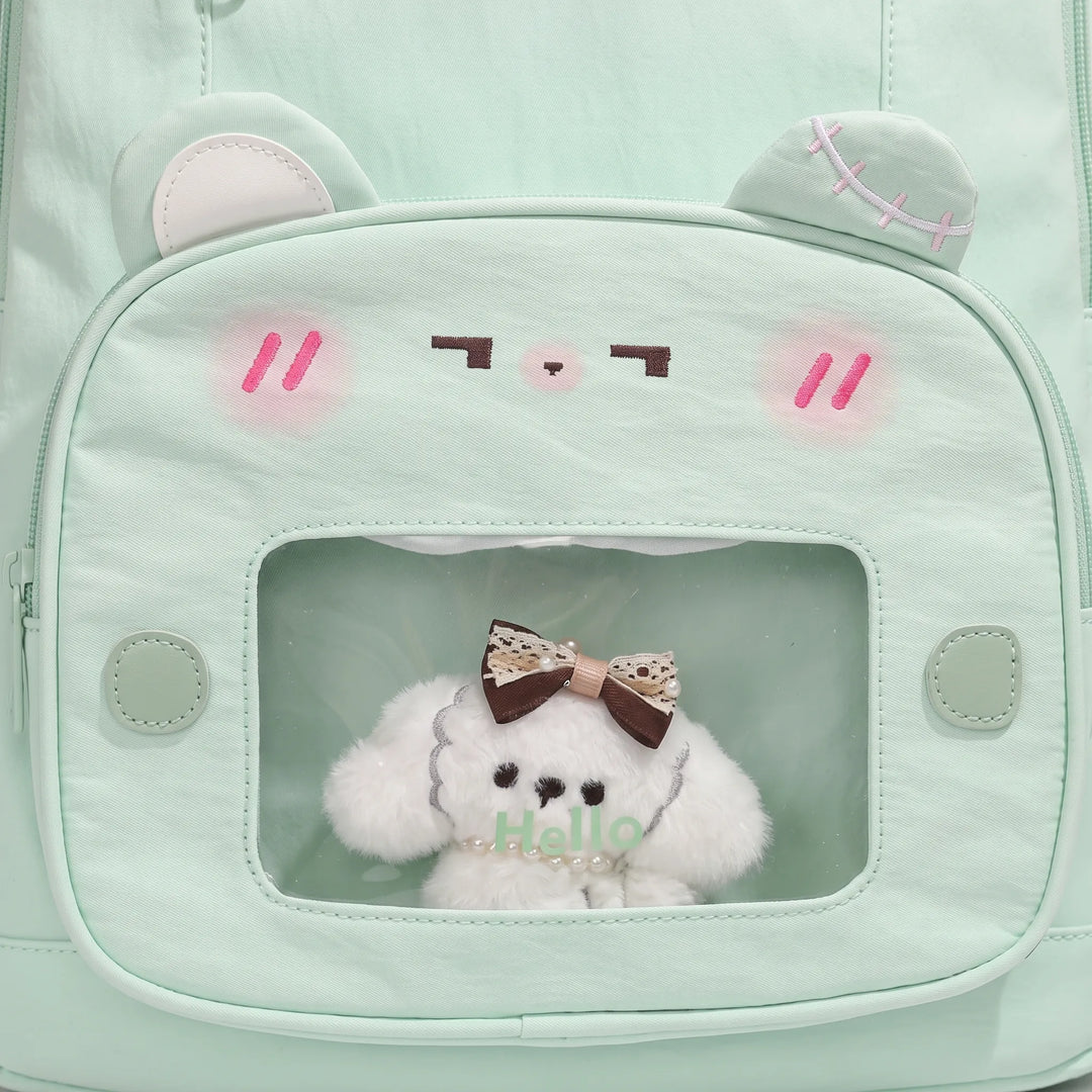 Preppy-Style Tagesrucksack - VisiTote