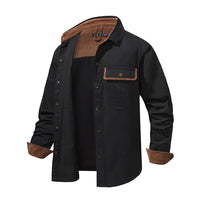 Stylisches Herrenhemd mit kontrastierenden Details – Ruben