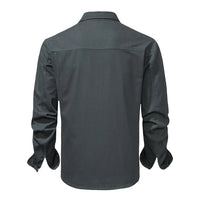 Stylisches Herrenhemd mit kontrastierenden Details – Ruben