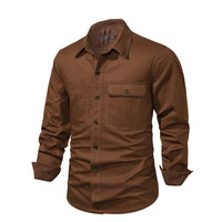 Stylisches Herrenhemd mit kontrastierenden Details – Ruben