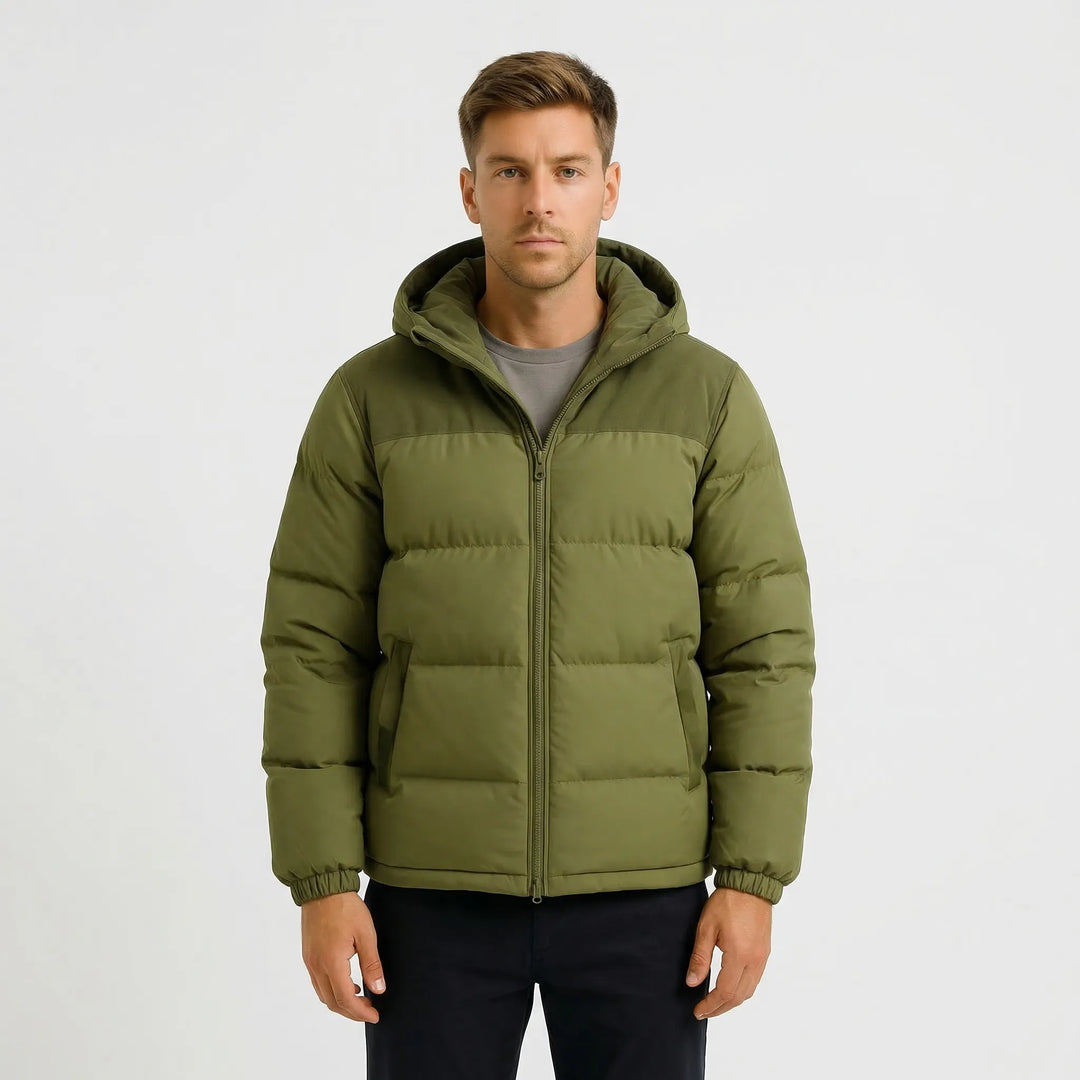 Quilted Hooded Puffer Jacket - Robert