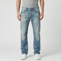 Rechte Herenjeans Met Gescheurde Details - Harold