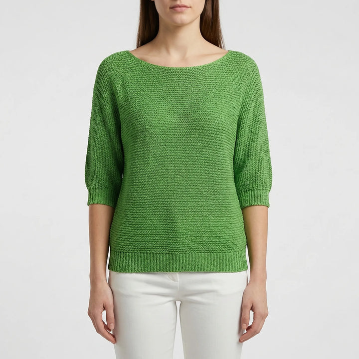 Relaxed Fit Batwing Sleeve Jumper - Janet