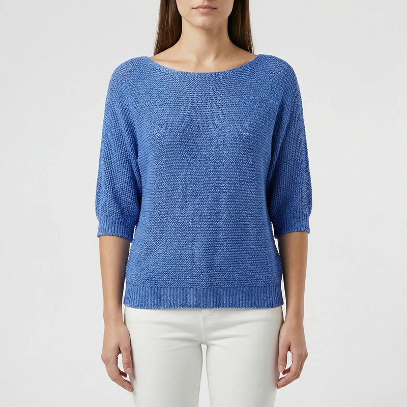 Relaxed Fit Batwing Sleeve Jumper - Janet