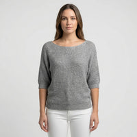 Relaxed Fit Batwing Sleeve Jumper - Janet