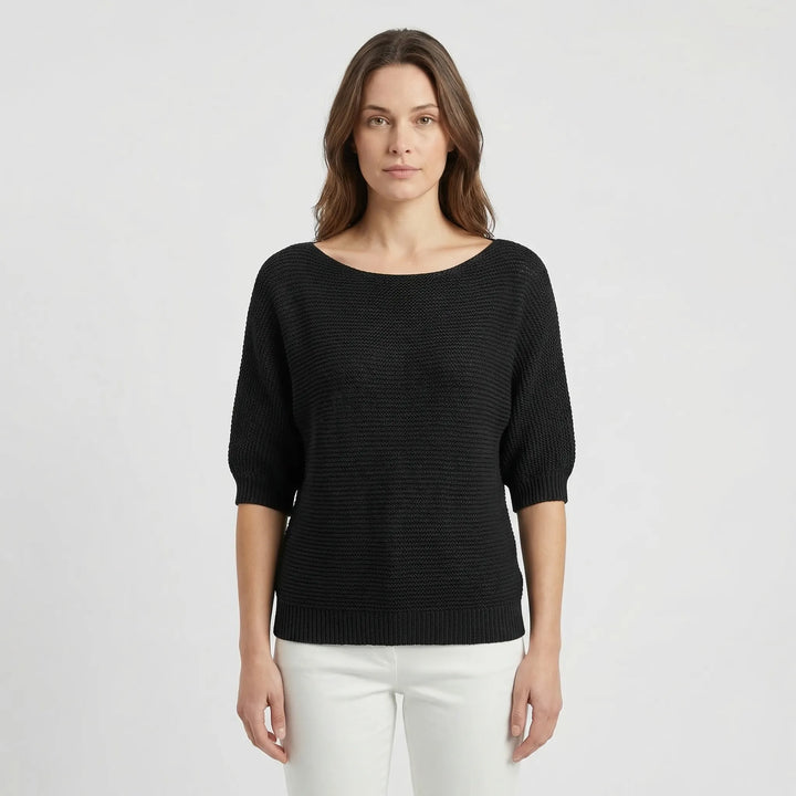 Relaxed Fit Batwing Sleeve Jumper - Janet