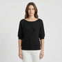 Relaxed Fit Batwing Sleeve Jumper - Janet