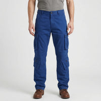 Relaxed Fit Multi-Pocket Cargo Trousers - Shane