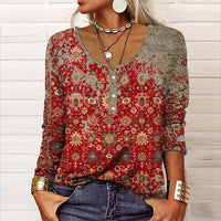 Relaxed Women's Jumper In A Boho Style - Sheri