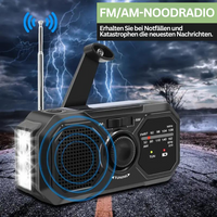 Aufziehbares Notfallradio – RescueBeam