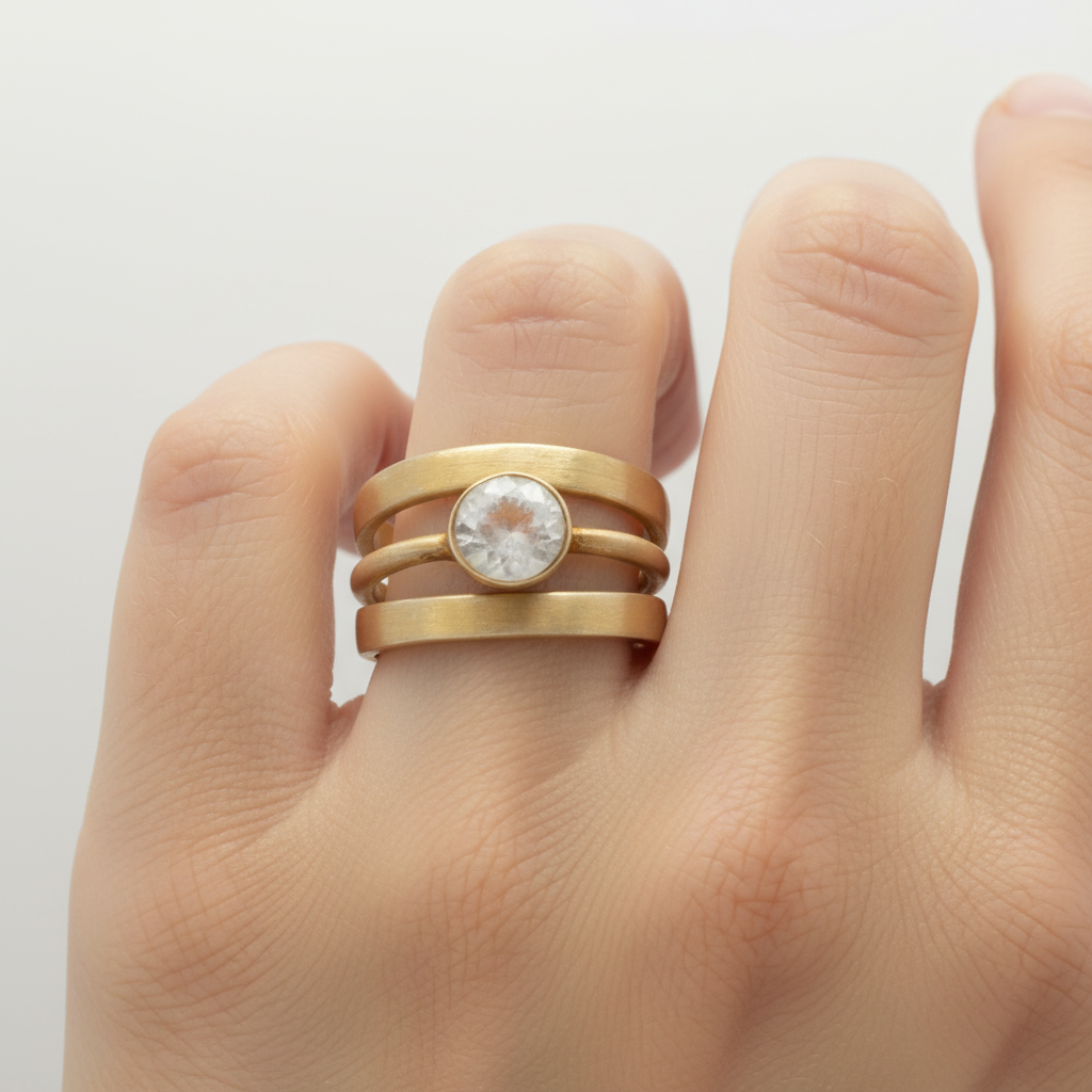Ring Mit Mondstein - ElysiumRing