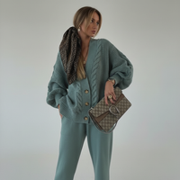 Rippenstrick Cardigan Mit Knopfleiste - Naomi