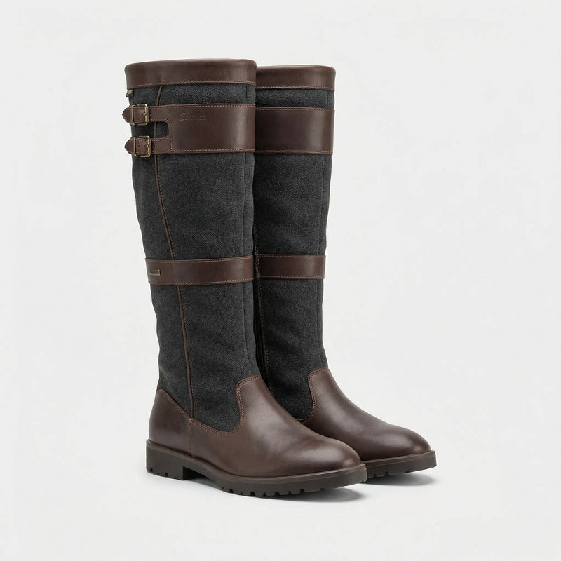 Robuste Damenstiefel Mit Schnallen - Sheila