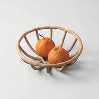 Ronde Open Fruitmand Met Gebogen Pootjes - Baskethome