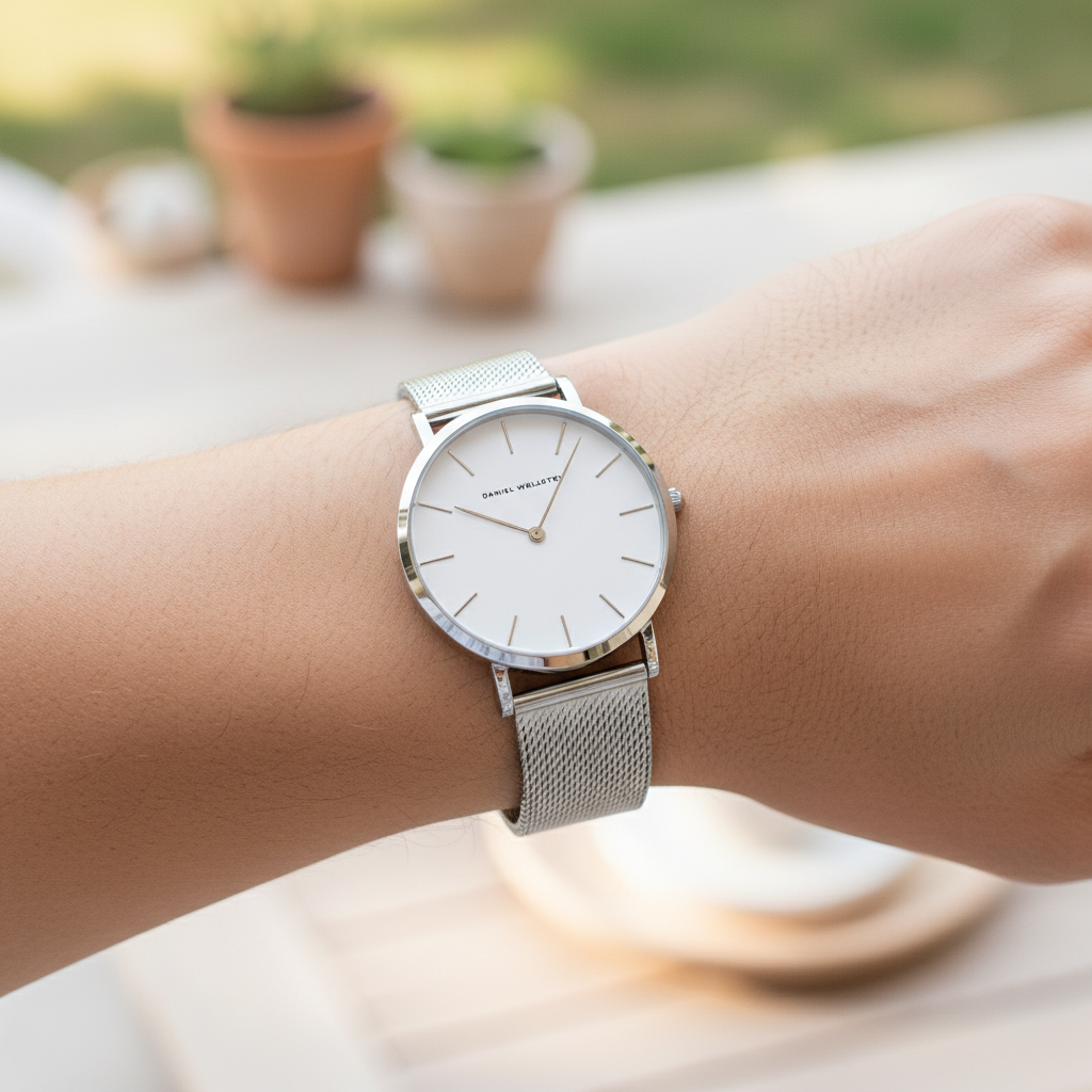 Runde Armbanduhr - TimelessWatch