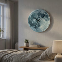 Runde Leuchtende Wanduhr - Moonveris