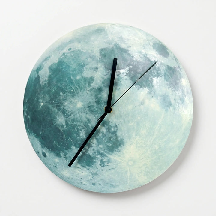 Runde Leuchtende Wanduhr - Moonveris