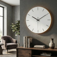 Runde, Moderne Wanduhr - LuminaraClock