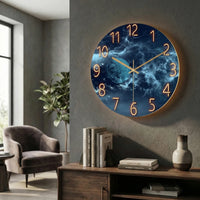 Runde, Moderne Wanduhr - LuminaraClock