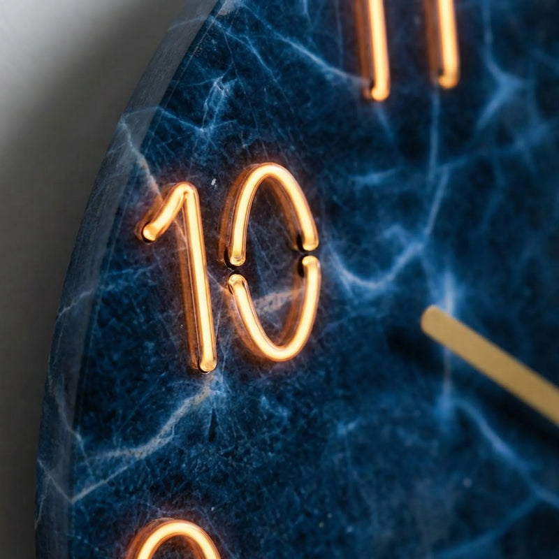Runde, Moderne Wanduhr - LuminaraClock