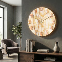 Runde, Moderne Wanduhr - LuminaraClock