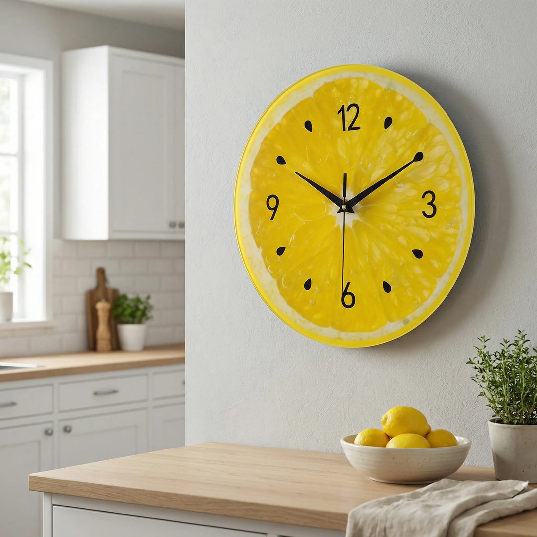 Runde Motiv-Wanduhr - Citraliq
