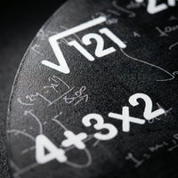Runde Motiv-Wanduhr - NumeriClock