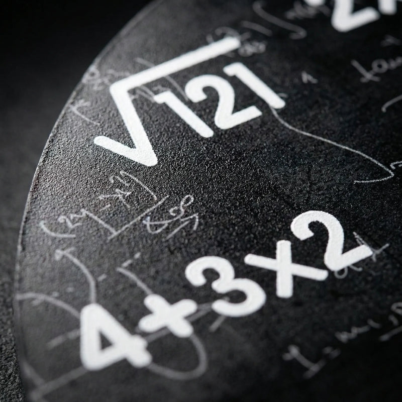 Runde Motiv-Wanduhr - NumeriClock