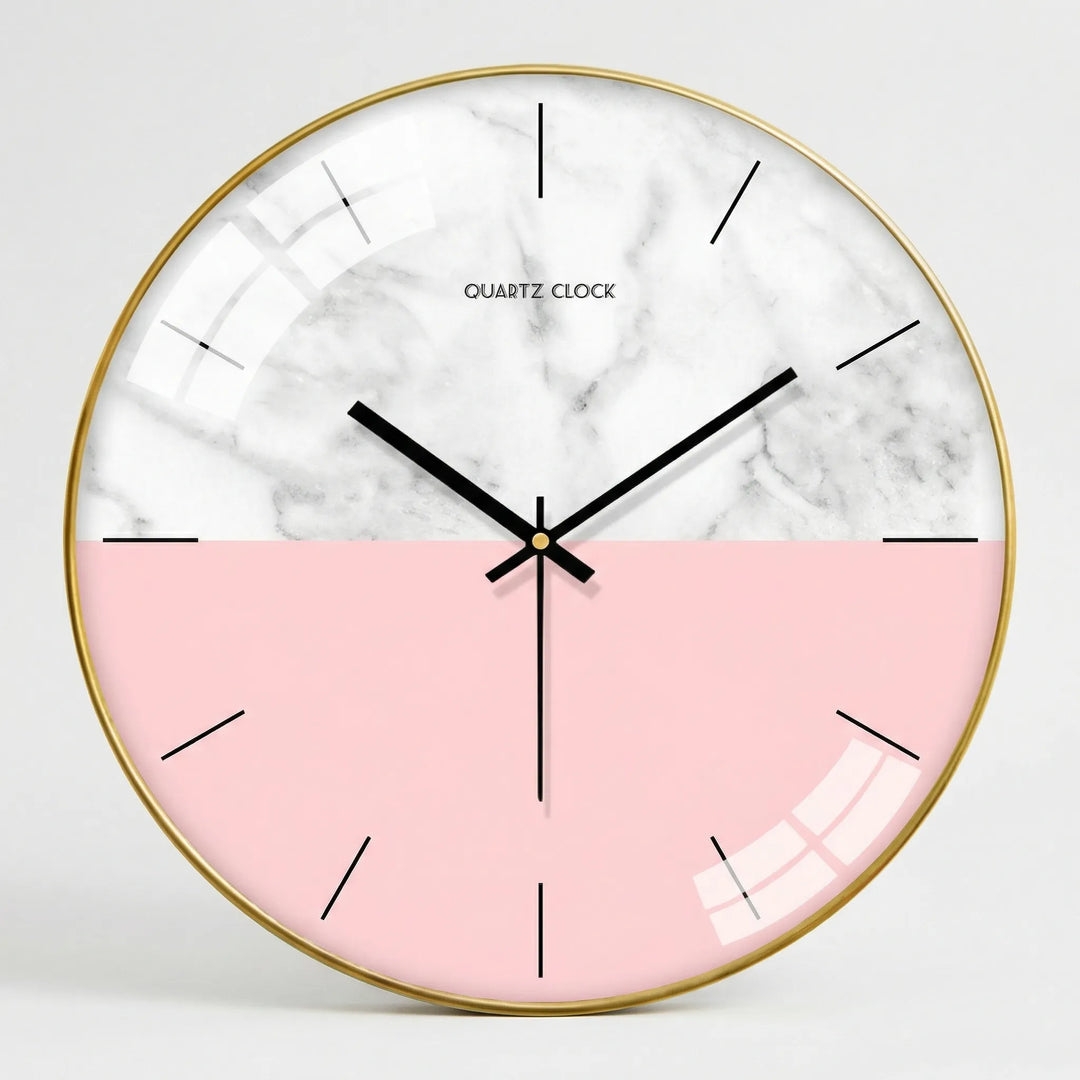 Runde Wanduhr Im Minimalistischen Stil - NordelleClocka