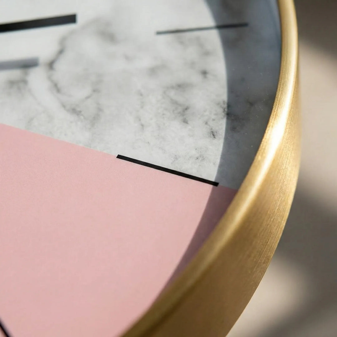 Runde Wanduhr Im Minimalistischen Stil - NordelleClocka