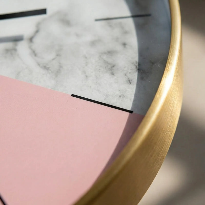 Runde Wanduhr Im Minimalistischen Stil - NordelleClocka