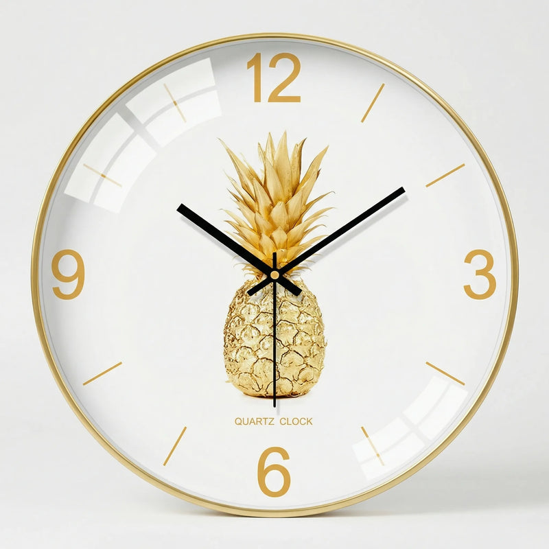Runde Wanduhr Im Minimalistischen Stil - NordelleClocka
