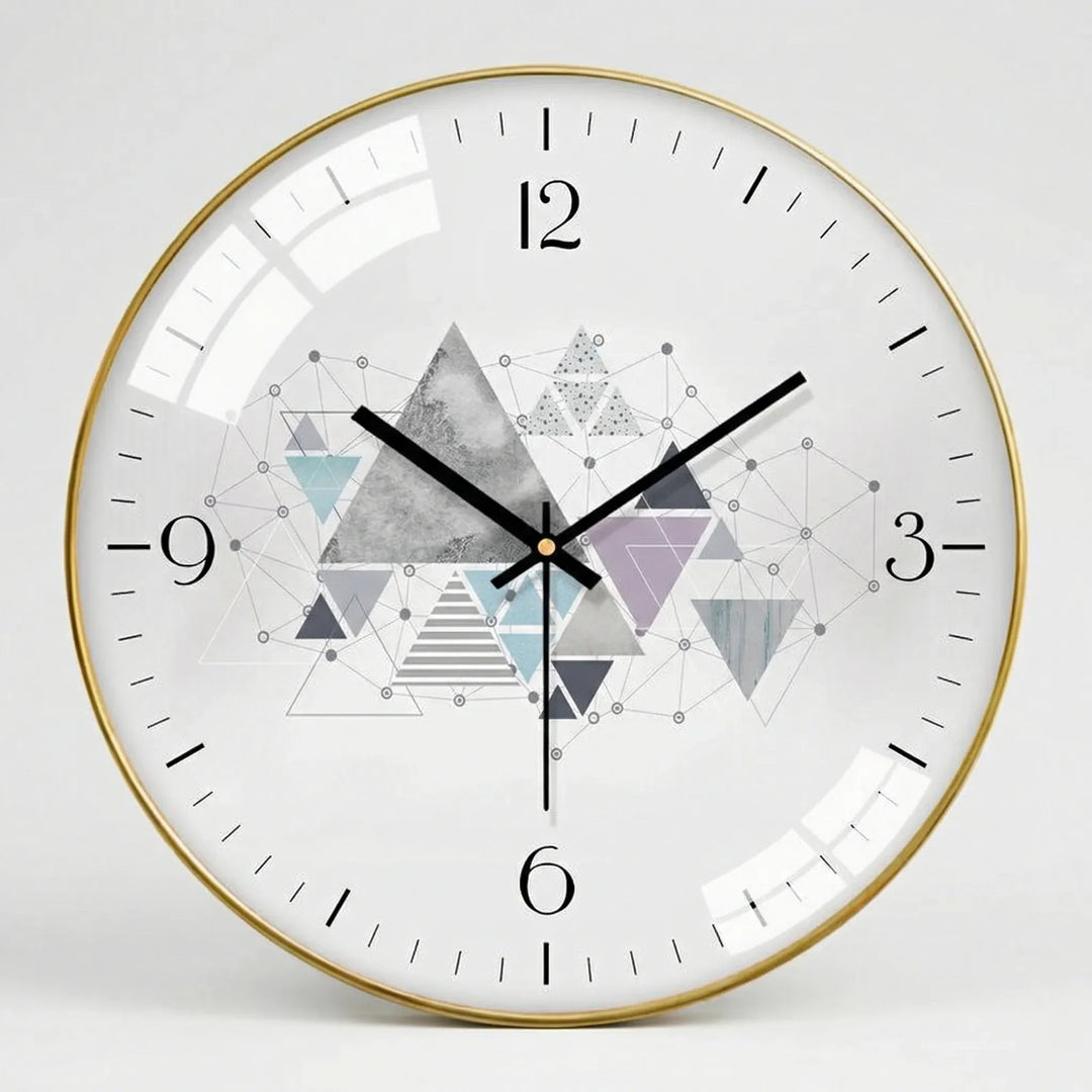 Runde Wanduhr Im Minimalistischen Stil - NordelleClocka