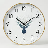 Runde Wanduhr Im Minimalistischen Stil - NordelleClocka