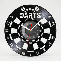 Runde Wanduhr Mit Dart-Motiv - Dartorio