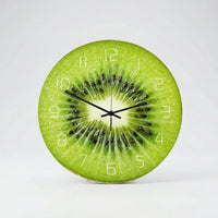 Runde Wanduhr Mit Fruchtmotiv - KiwiLume