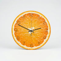 Runde Wanduhr Mit Fruchtmotiv - KiwiLume