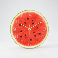 Runde Wanduhr Mit Fruchtmotiv - KiwiLume