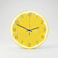 Runde Wanduhr Mit Fruchtmotiv - KiwiLume