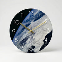 Runde Wanduhr Mit Weltraum-Motiv - Orbitara